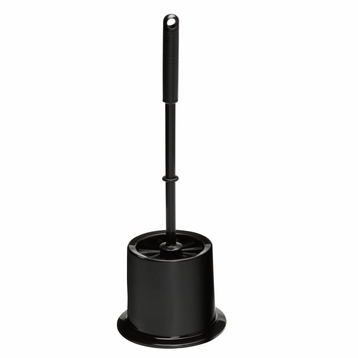 Haug WC-Garnitur Topf schwarz, Ø 132 x 375 mm, Artikelnummer 65988